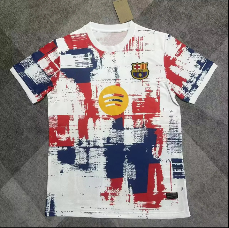 2526赛季热门新款足球服巴塞球衣系列主客场可印号跨境代发|undefined