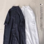 中长款宽松长袖休闲连衣裙