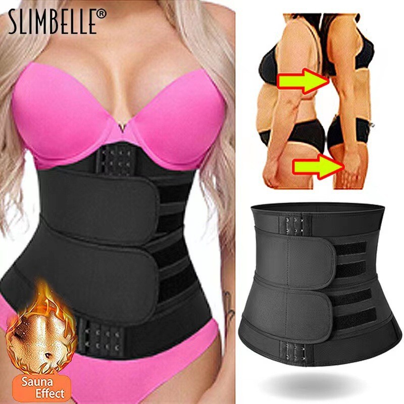 Double Three Belt Cincher Waist Trainer Tight Shaping Belt Postpartum Abdominal Belt Neoprene Shapewear