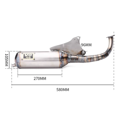 temperature resistance, Motorcycle exhaust pipe