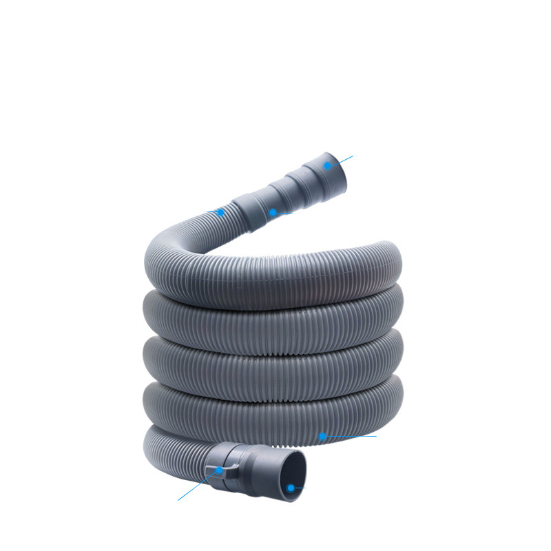 Lavadora de pulsador semiautomática universal tubería de drenaje tubería de drenaje de lavabo de verduras tubería de extensión manguera de salida de agua de cocina