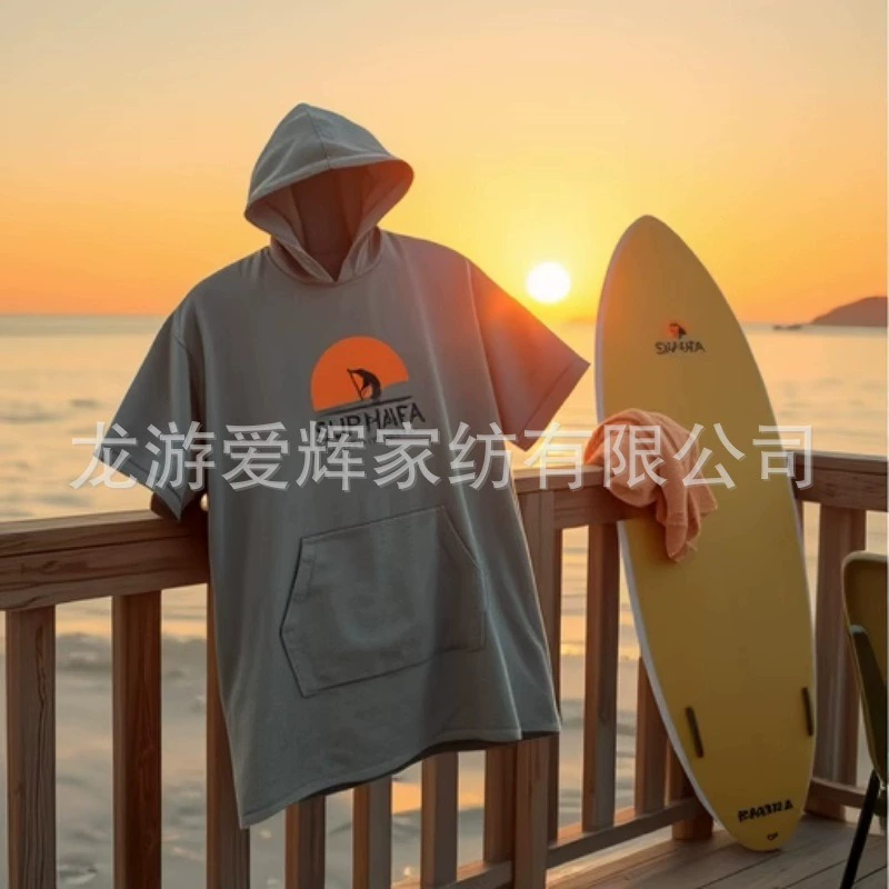 Фабрика спот серфинг плащ быстрохненький ультратонкий пляжный плащ