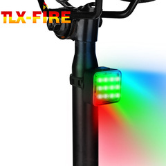 Bicycle Rear Light USB Charging Safety Light Creative Rear Light Mountain Night Riding 12 LED Rear Light