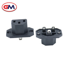 AC电源插座品字插座公座母座卡式AC-04/05电源插座全铜环保批发