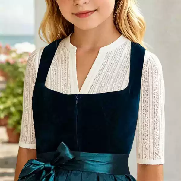 European and American German Ding Dong Festival 2026 New Style Bavarian Festival Clothing White Shirt with a High-End Feel