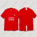 07/08m united home short-sleeved shirt without printed number or seal