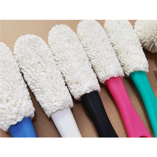 Factory EVA cleaning brush for wine glass, water pipe, vase, irregular glassware cleaning brush, flexible foam