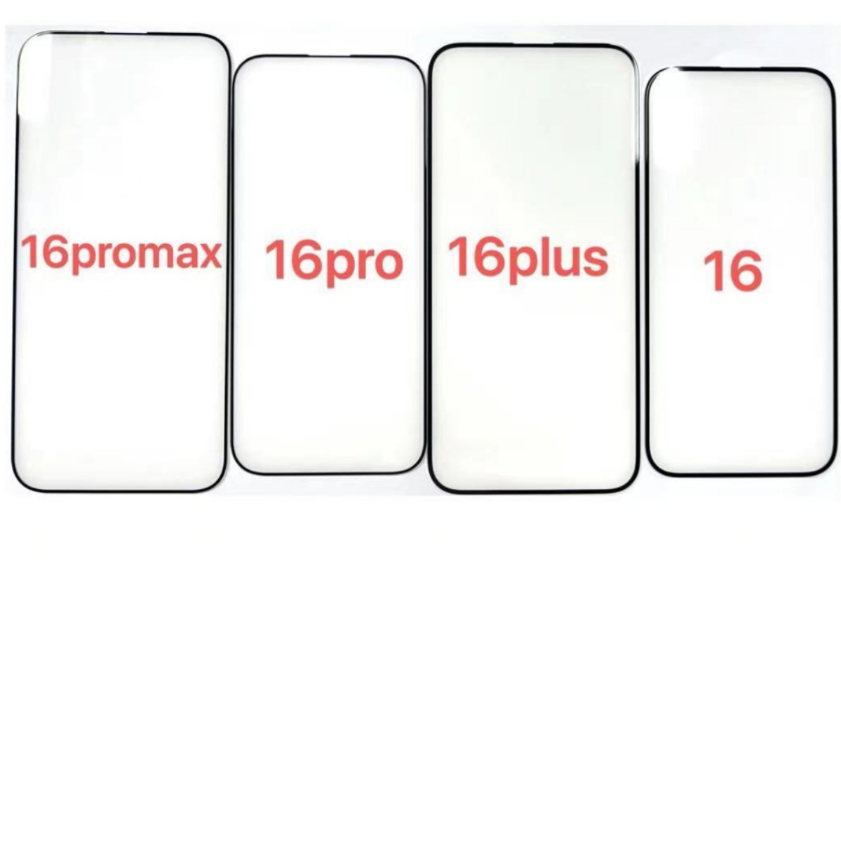 Suitable for iphone16 blank board screen printing anti-static high aluminum two strong apple 16promax dustproof tempered film