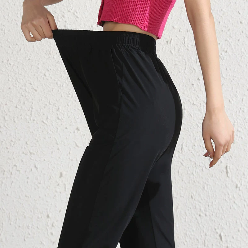 Silk thin trousers, plus size