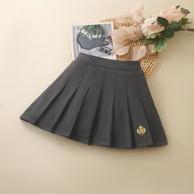 Dark gray woolen material (safety pants, elastic waist) / Size 110 (suitable for around 100cm)
