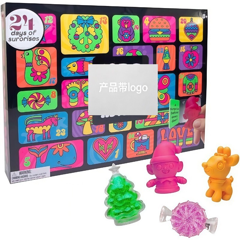 Cross-Border New Nee Doh Advent Calendar Blind Box Soft Squishy Stress-Relief Toy for Christmas and Easter Cross-Border New Nee Doh Advent Calendar Blind Box Soft Squishy Stress-Relief Toy for Christmas and Easter
