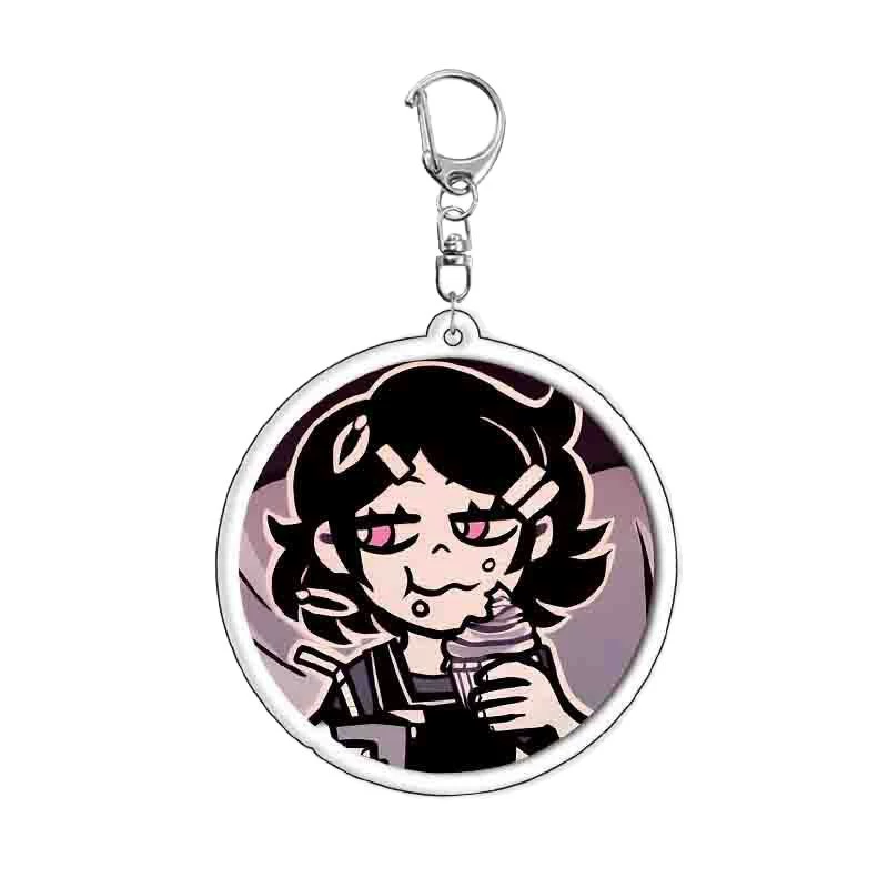 Acrylic double-sided keychain, cute pendant, (Physicals), DIY