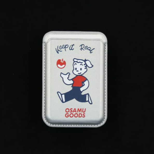 Cartoon Animal-Themed Magsafe Magnetic Card Holder for Apple Phone Cases, Leather Access Card Holder, Convenient