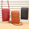 Phone bag, universal mobile phone, wallet with zipper, touch screen, Korean style