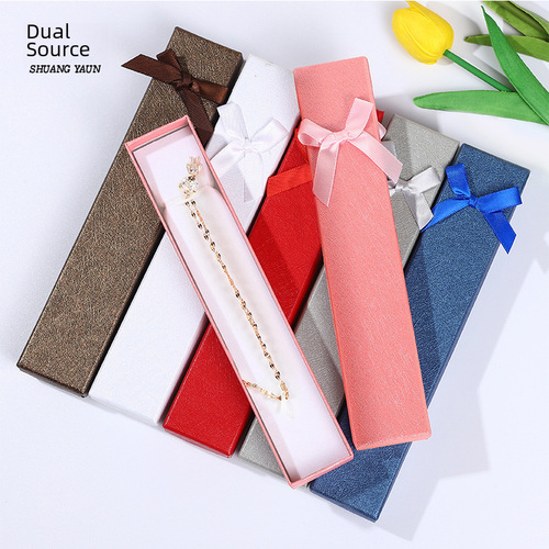 Jewelry packaging box hairpin butterfly knot accessory box wholesale necklace watch jewelry packaging box