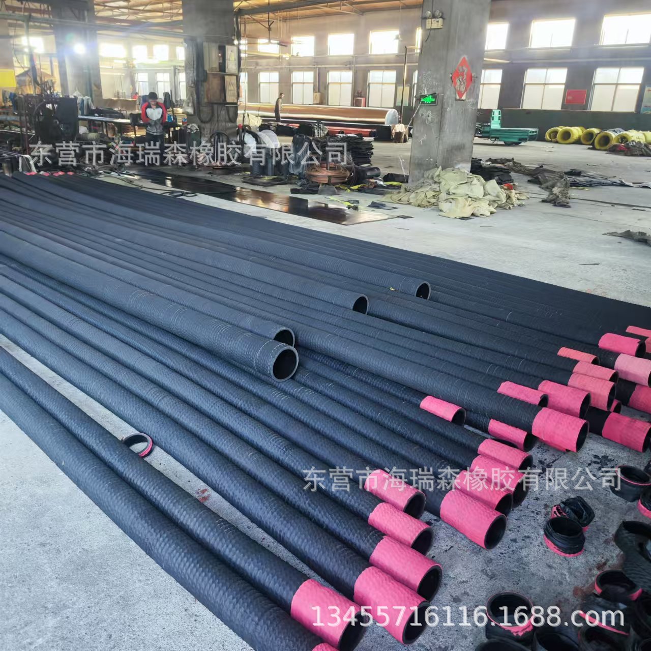 厂家供应抽砂泵专用耐磨抽砂吸砂钢丝管输送粉尘高耐磨橡胶钢丝管
