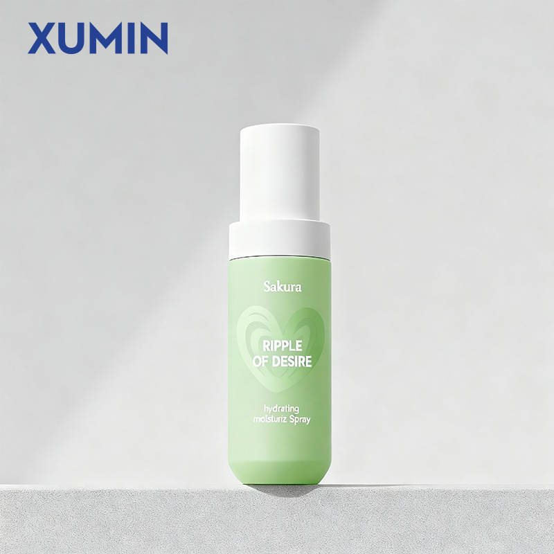 Botella de spray cosmético XUMIN 100 - 120ml botella de compresión PET fondo redondo mate botella de embalaje de agua cosmética