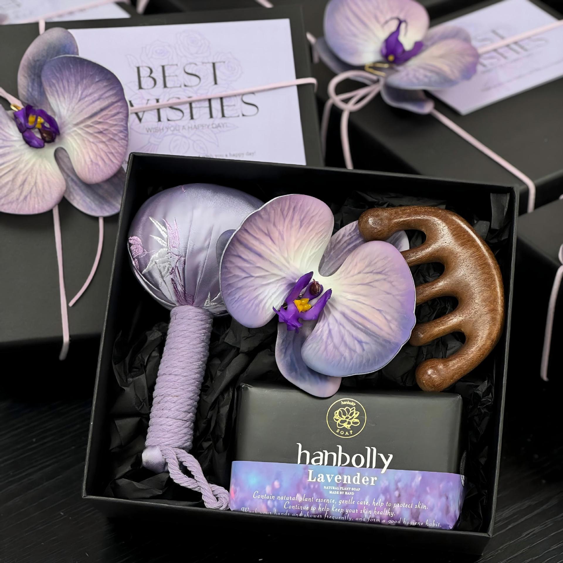 스타일 11 [건강망치 + 호접란 + 마사지 빗 + 향비누]