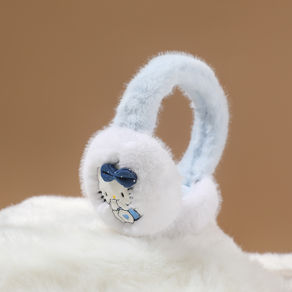 Invierno calentamiento auriculares mujeres invierno lindas bolsas de orejas estudiantes niños protectores de orejas plegables auriculares calentadores para niñas invierno