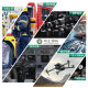 Wholesale in stock thickened multi-specification ABS waterproof box anti-seismic drop-resistant precision instrument equipment box portable toolbox