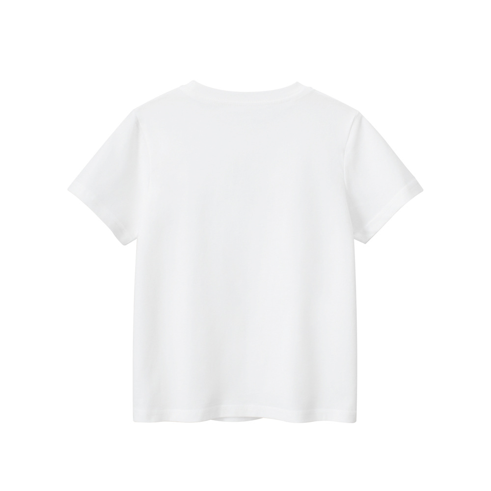 2025 ropa de verano para niños tops para niños al por mayor camiseta de manga corta de dibujos animados para niños