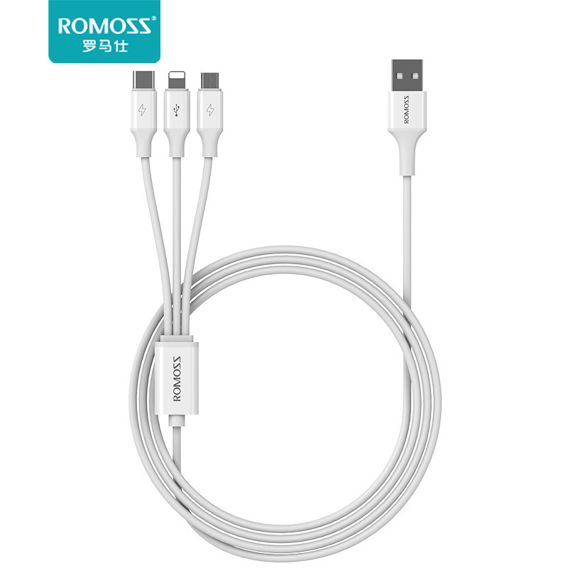 Romans 高速充電データケーブル 3 対 1 Android 携帯電話充電ケーブル typec 3-in-1 Apple および Huawei に適しています|undefined