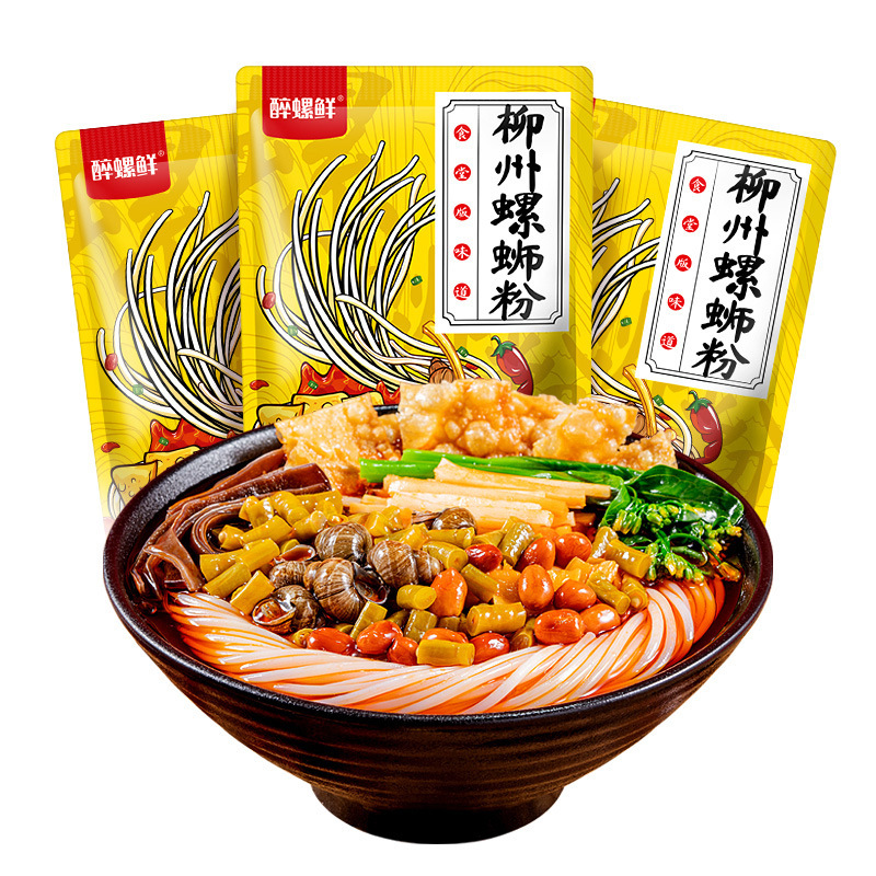 柳州螺丝粉代发包邮  臭加辣柳州螺狮粉家用特产夜宵速食|undefined