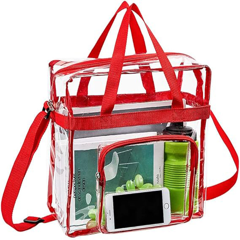 빨간 수하물 가방