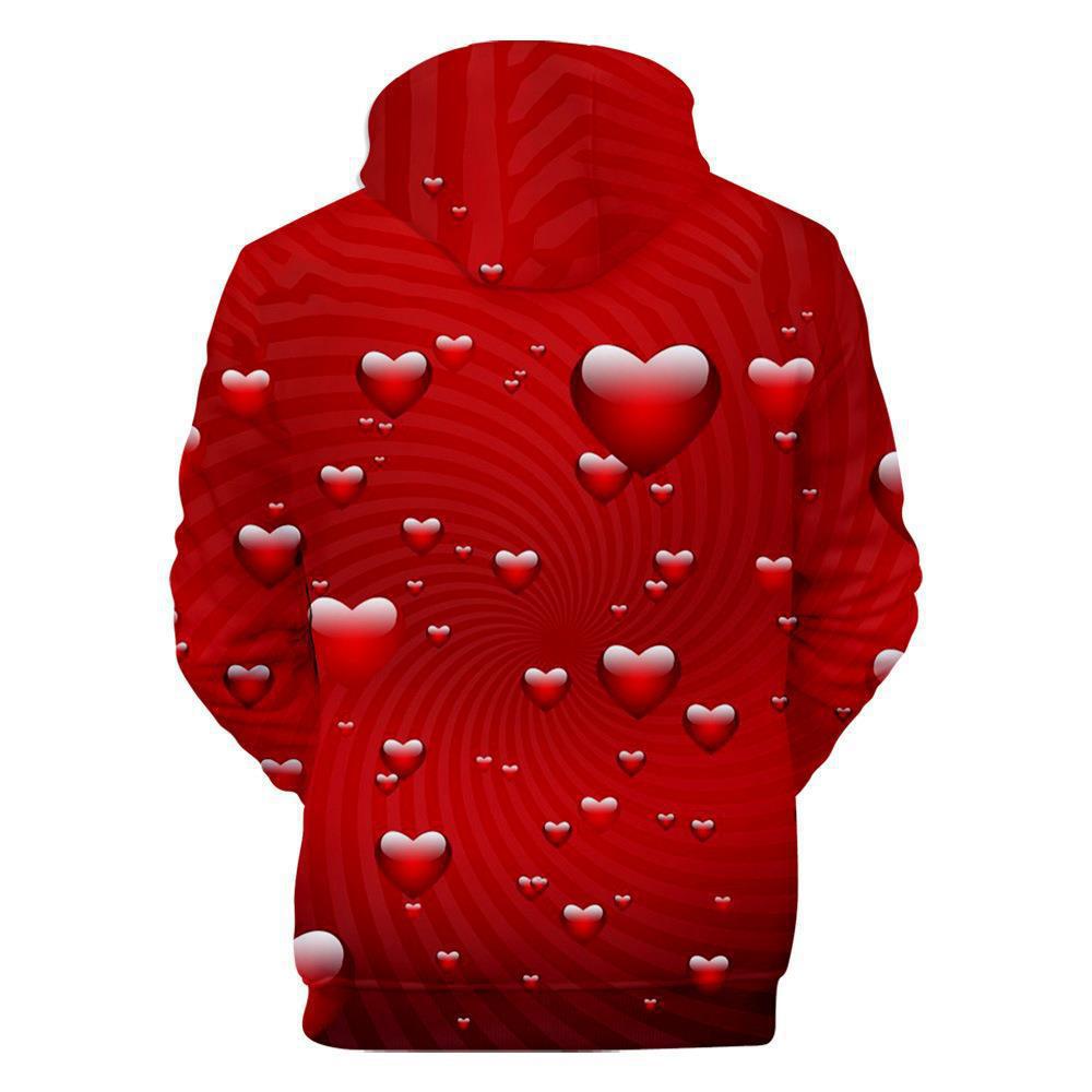 -Sudadera deportiva holgada con capucha impresa en 3D para hombres y mujeres con elementos del Día de San Valentín_voghion.com
