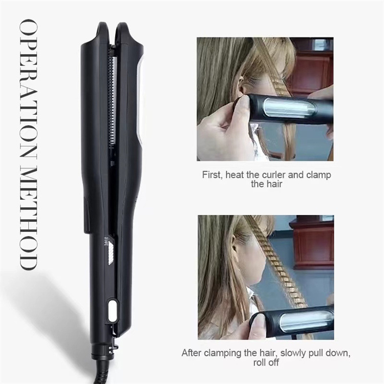Nouveau rouleau de bâton de laine entièrement automatique, sec et humide, permanente de maïs à double usage, bigoudi pour personne paresseuse_voghion.com