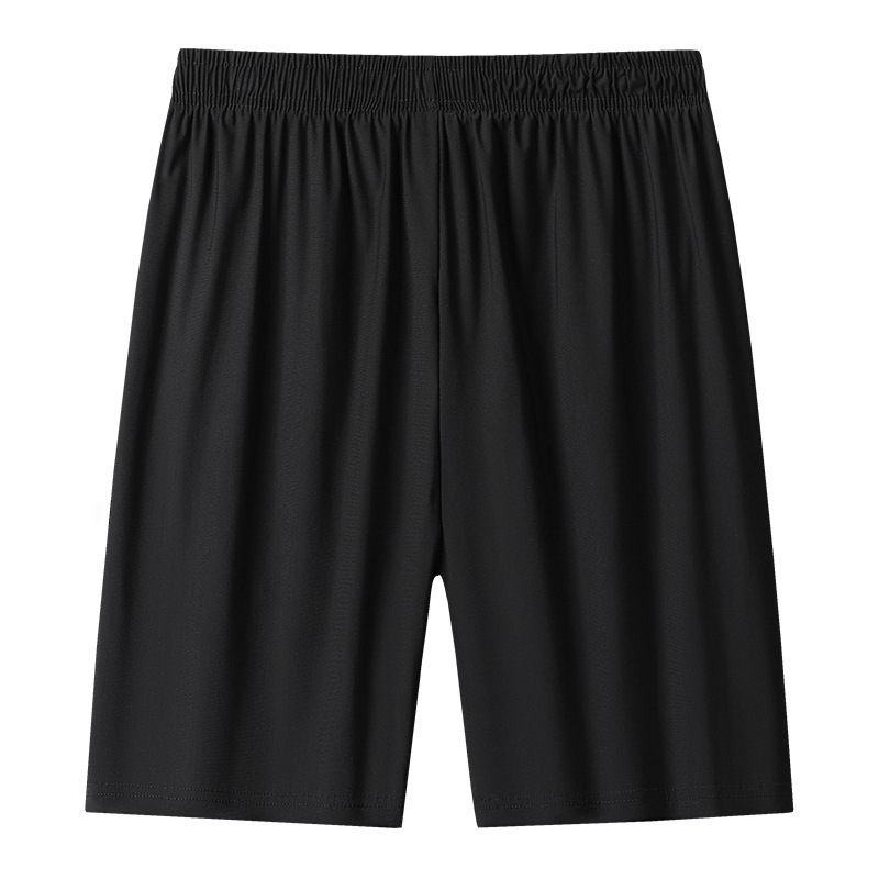 2023 pantalones cortos deportivos de seda de hielo correr fitness de secado rápido pantalones cortos casuales de moda entrenamiento de verano Pantalones cortos finos de seda de hielo