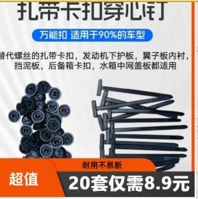 Nylon Universal Cable Tie Buckle Auto Plastic Fastener