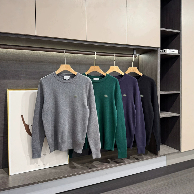 Cross-border Lac old money style knitted base sweater for men, new autumn and winter model, simple, loose, fashionable, and warm men's sweater Cross-border Lac old money style knitted base sweater for men, new autumn and winter model, simple, loose, fashionable, and warm men's sweater
