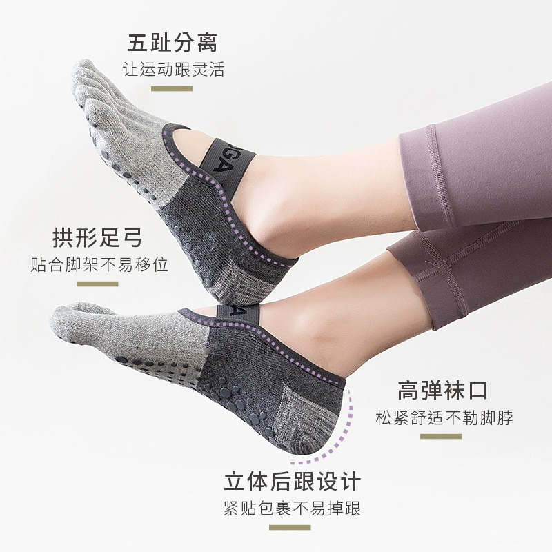 Non-slip breathable socks for yoga for gym