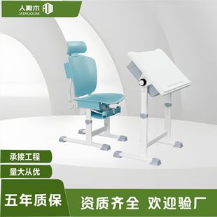 Puppet Desks and Chairs for Primary and Secondary School Students, Adjustable Lunch Break Desks and Chairs, Multi-Level Adjustment, Flat Lying Desks and Chairs Manufacturer