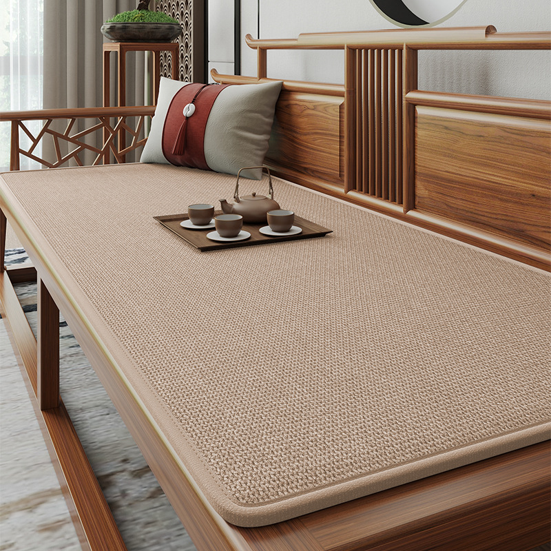 Nueva cojín de sofá universal de estilo chino de cuatro estaciones 2024 nueva cojín de sofá de madera roja antideslizante, cojín de toalla de sofá de madera sólida
