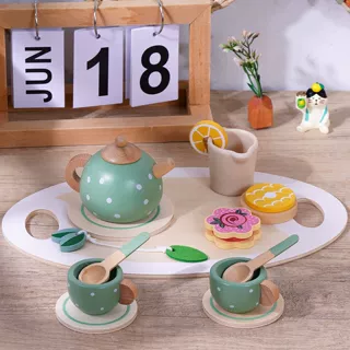 北欧过家家仿真茶壶茶具 女孩下午茶厨房玩具儿童幼儿园生日礼物