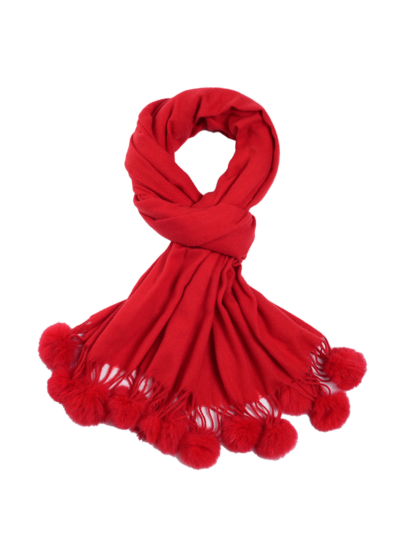 Scarf Classification Women's Casual Simple Style Solid Color Imitation Cashmere Scarf