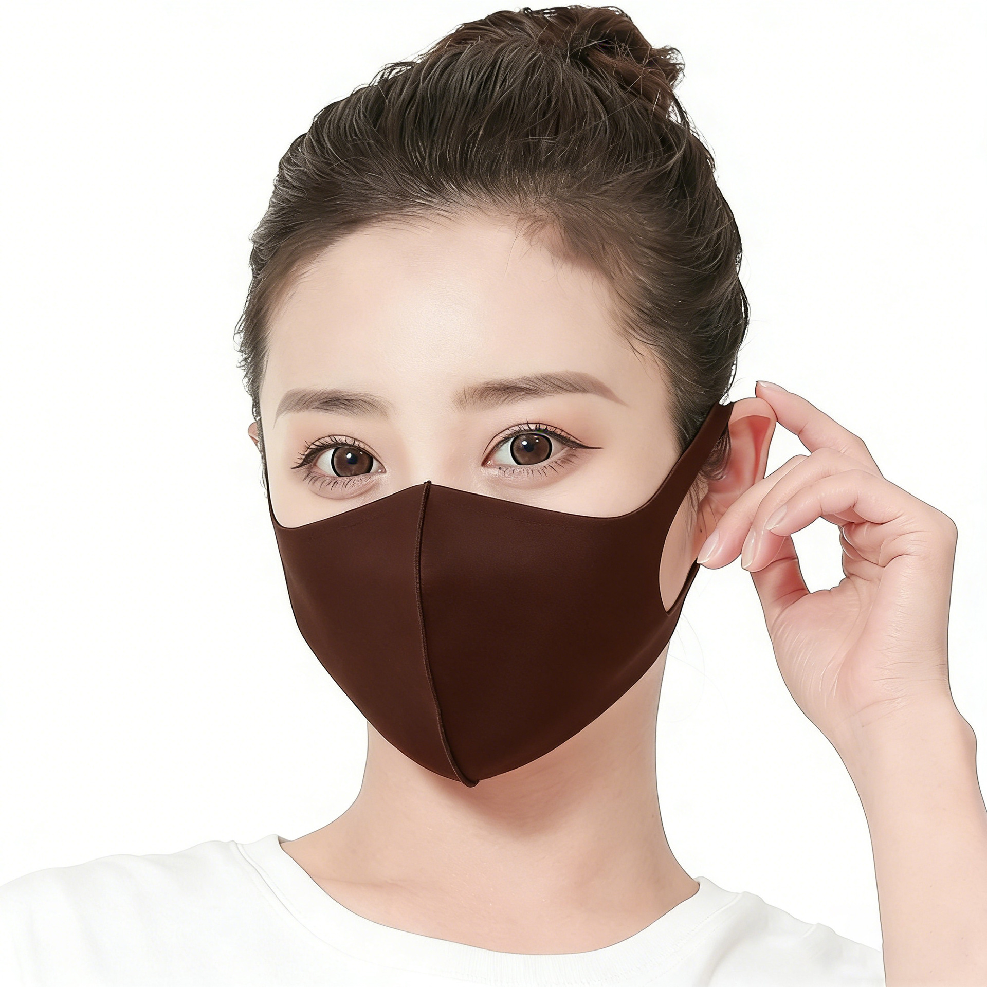 summer fashionable silk travel universal medical mask for men and…