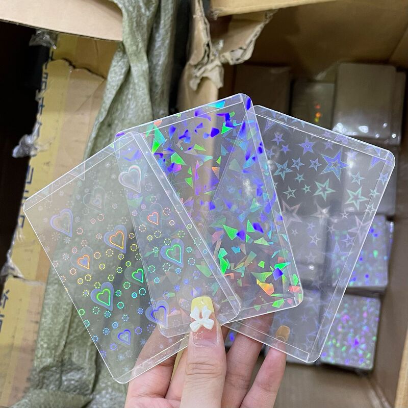 Laser Card Holder Flash Film B8 Small Card Protective Cover Guka Polaroid Hard Card Holder Heart Card Holder My Little Pony Card Holder