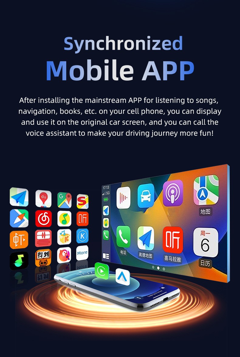 Source Factory 2-in-1 Wireless Carplay Box Android Auto Box Original Car Wired to Wireless Adapter
