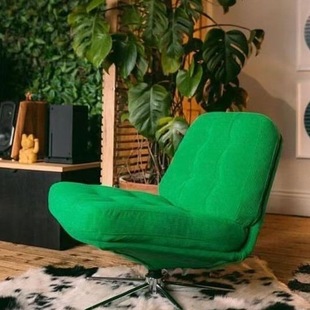 Single Sofa for Home Leisure Balcony, Swivel Dewey Ring Sofa Chair, Designer Creative Internet Celebrity Lazy Sofa