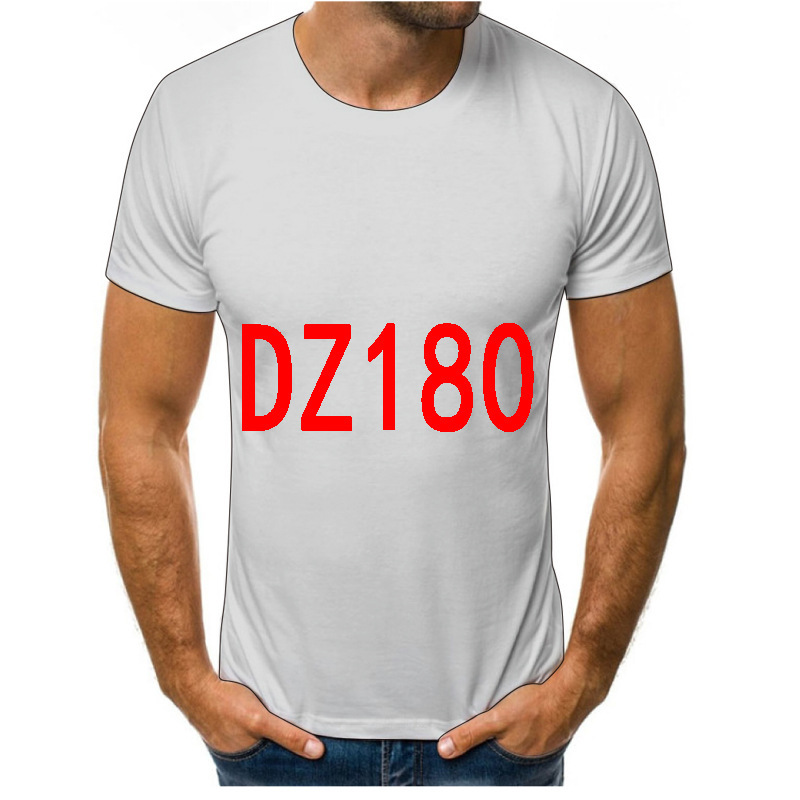 Camiseta transfronteriza europea y americana Camiseta de los hombres del comercio exterior 3D Impresión digital cuello redondo manga corta fábrica al por mayor 3D camiseta