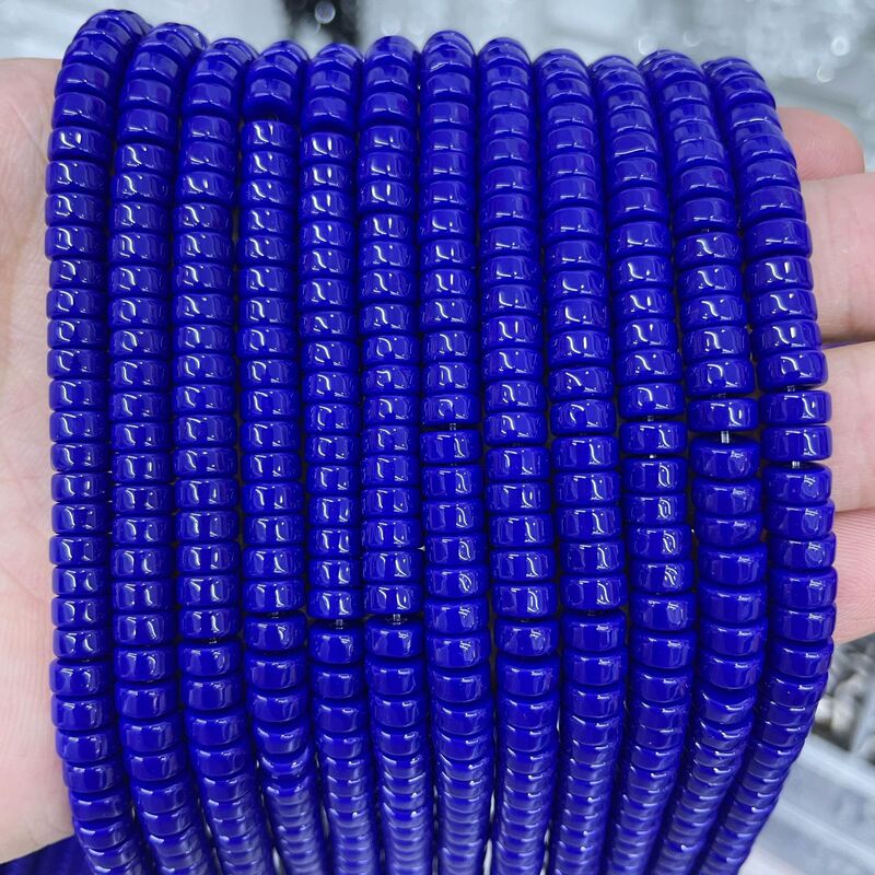 琉璃雪巴药片串珠材料散珠老型珠墩墩珠串珠子饰品DIY手链配件|undefined