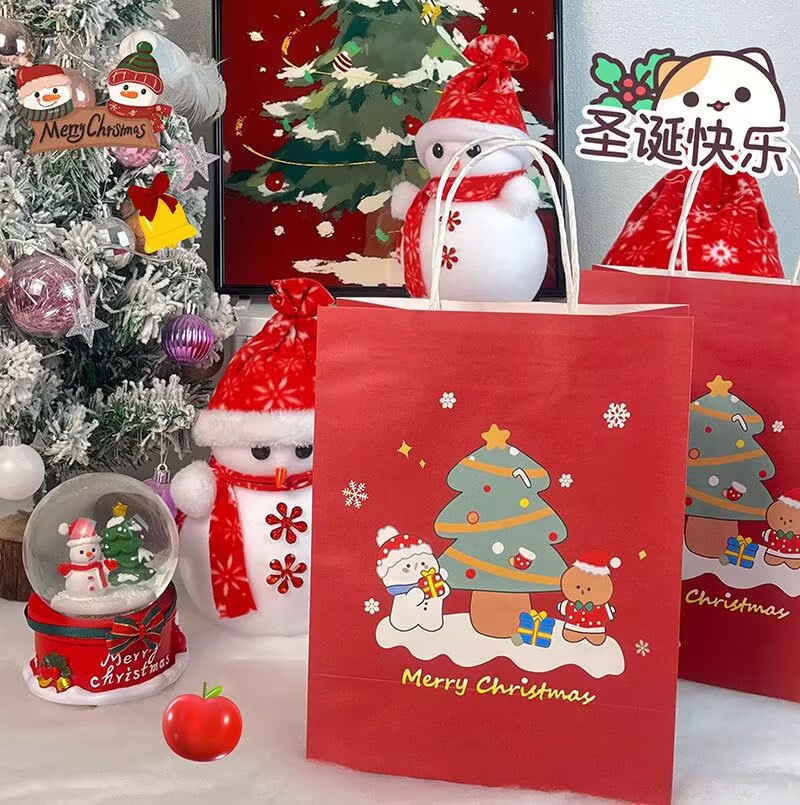 선물 눈사람; 흰색 소가죽; 21*11*27