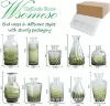 Green set, 10 pieces, gradient