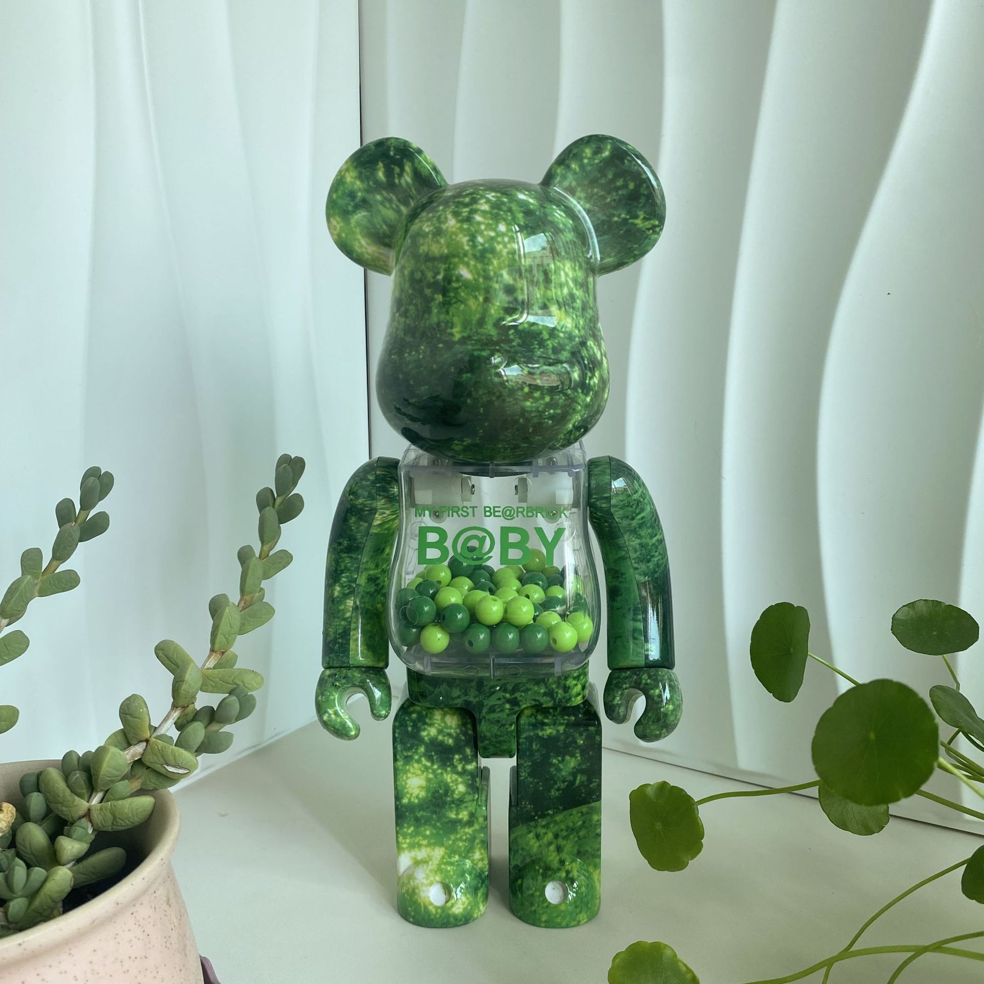 BEARBRICK400 % 100% 폭력적인 곰 장식품 숲 QIANQIU 패션 인형 폭발 장식품
