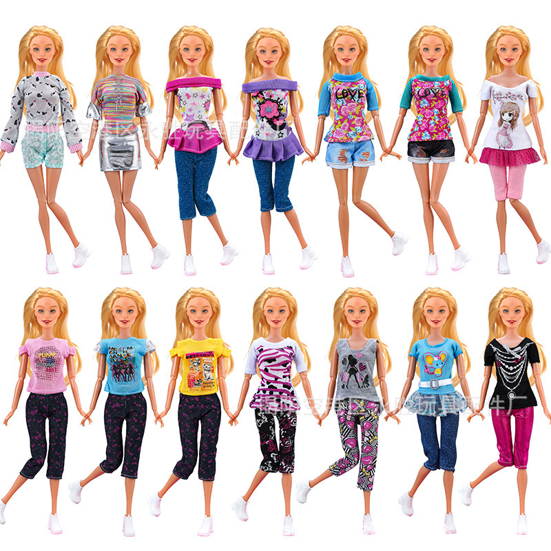 Specialized in European and American foreign trade cross-border 30CM11 inch autumn clothing small fresh clothing shorts change 6 points baby clothes girl toys Specialized in European and American foreign trade cross-border 30CM11 inch autumn clothing small fresh clothing shorts change 6 points baby clothes girl toys