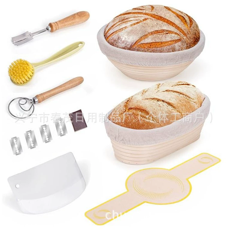 Корзина для хлеба Корзина для фруктов Корзина для хранения Amazon Натуральный ротанг ручной работы ротанг европейская корзина для брожения хлеба овальный