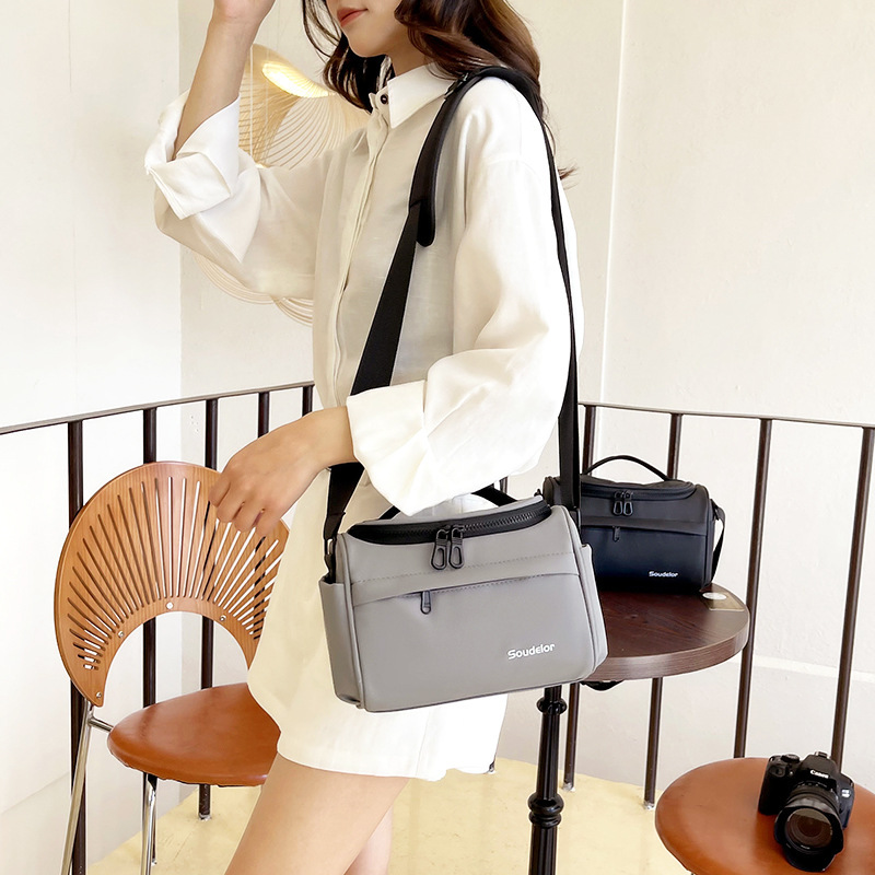 Camera Bag Single Shoulder SLR Micro Single Camera Bag Waterproof Male and Female Crossbody Bag Lightweight Casual Factory Cross-border New Style